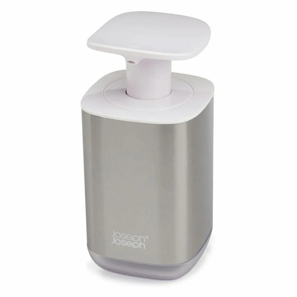 Joseph Joseph Presto Steel 8x16cm Bathroom/Kitchen Soap Pump Liquid Dispenser WT - Home & Garden