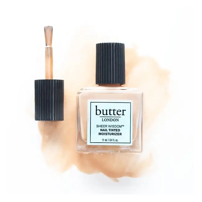 Butter London 11ml Sheer Wisdom Nail Tinted Moisturizer Med Shade Treatment - Beauty