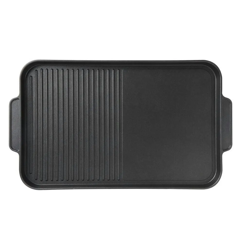 Stanley Rogers 44 x 27cm Giant Combination Grill Plate Suits Induction - Home & Garden