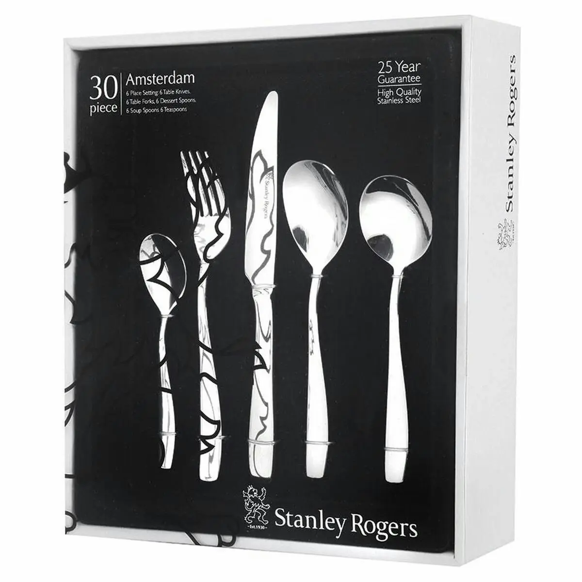 Stanley Rogers Amsterdam 30 Piece Set - Home & Garden