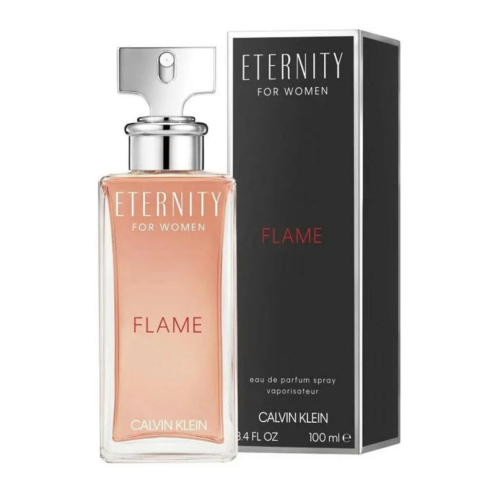 Calvin Klein Eternity Flame 100ml Eau De Parfum Womens EDP/Perfume/Fragrance - Beauty