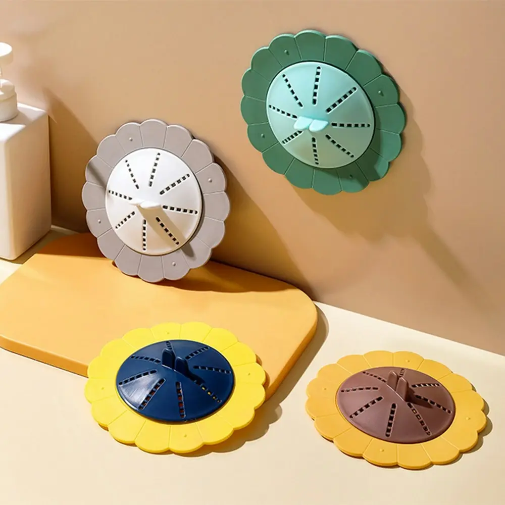 4 Pack rotary floor drain kitchen sewer anti-odor insect-proof cover