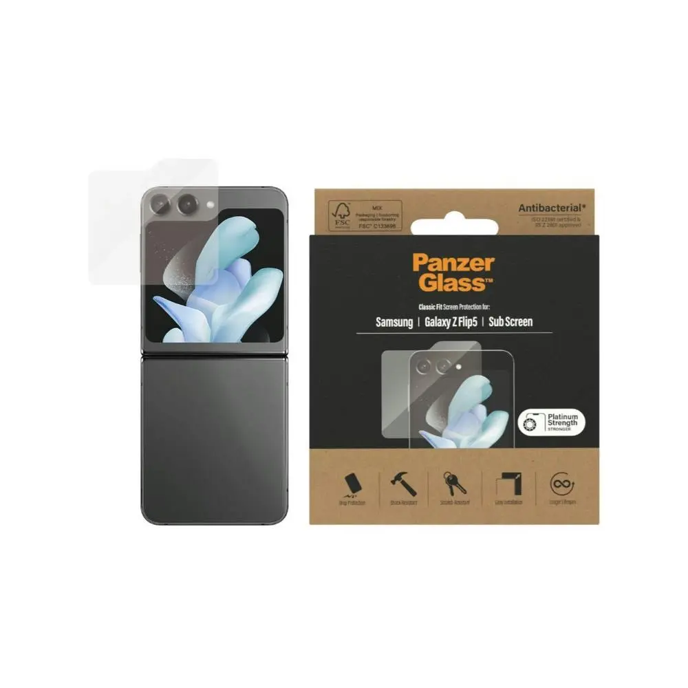 PanzerGlass Classic Fit Screen Protector Armour For Samsung Flip 6 Clear - Electronics