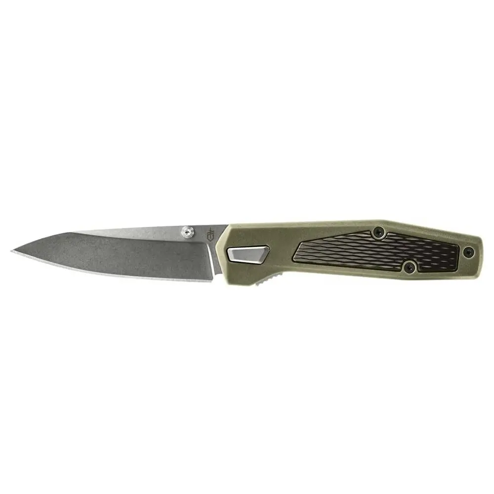 Gerber Fuse Flat Folder Clip Pocket Folding Knife Sage Green - Sports & Outdoor