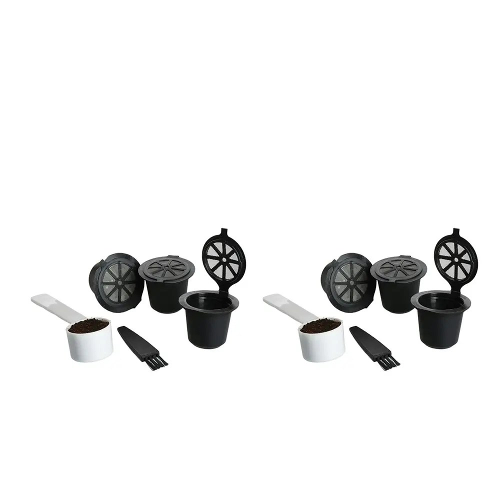 2x 3pc La Cafetiere 11cm Reusable Coffee Pods Capsule Set for Nespresso Machines - Home & Garden