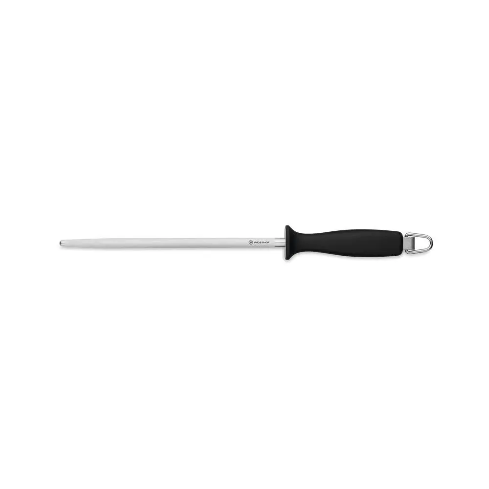Wusthof Honing Steel Sharpening Rod Stick Sharp Edge/Blade Sharpener BLK 23cm - Home & Garden