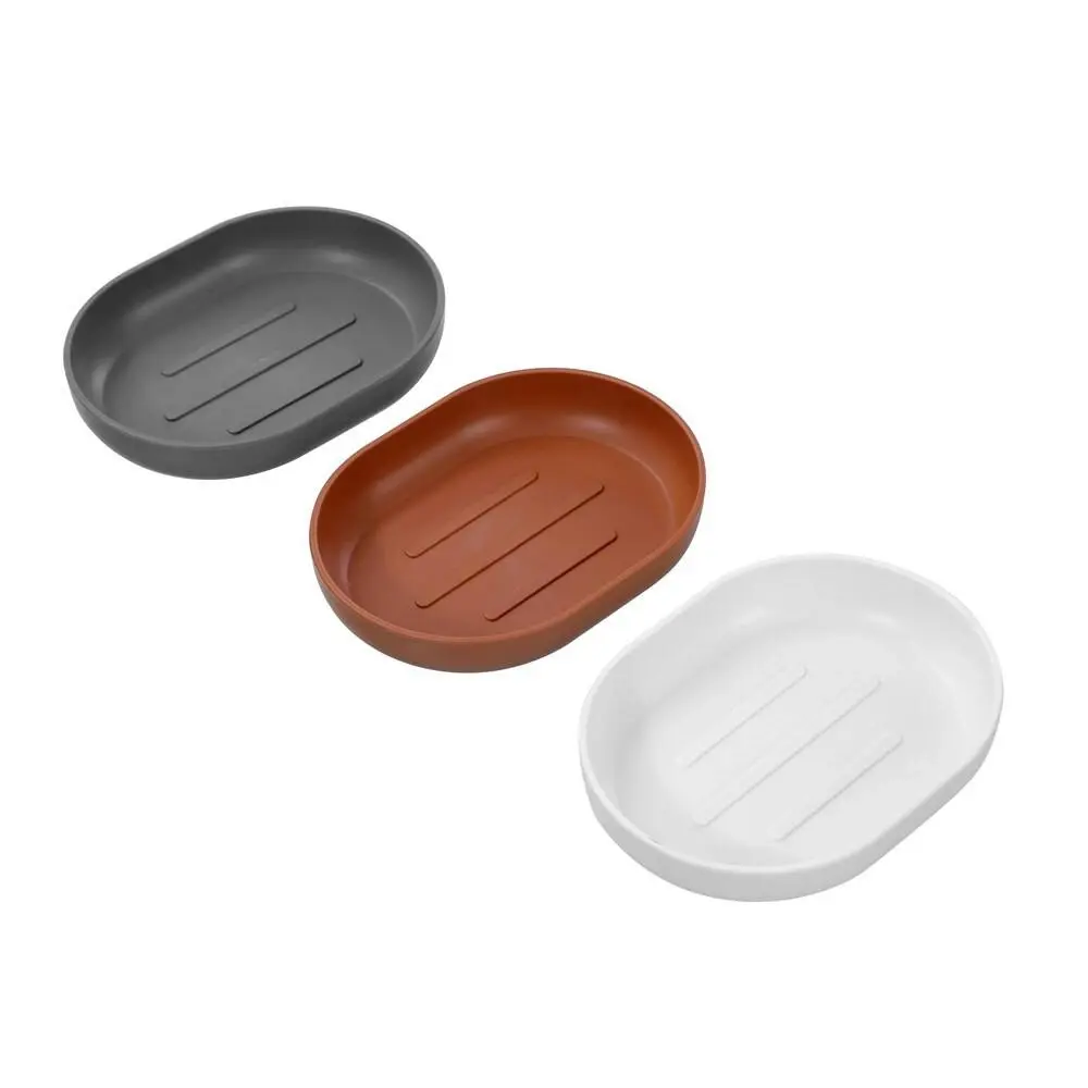 3x Boxsweden Bano Essentials 12.3x2cm Soap Dish Storage Bath Organiser Assorted - Home & Garden