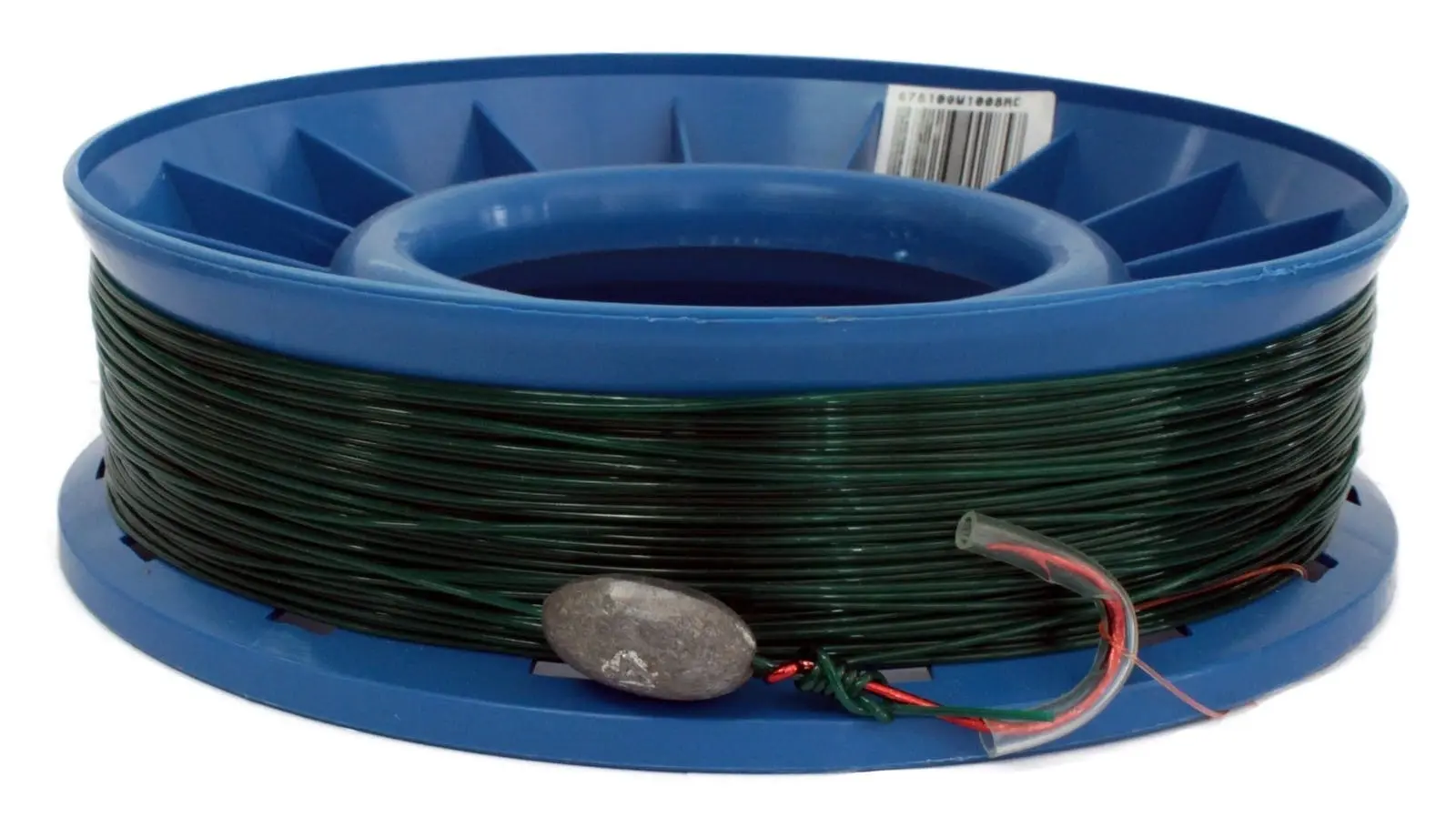 Surecatch 8 Inch Rigged Handcaster with 100lb Mono Fishing Line and Bean Sinker - Sports & Outdoor