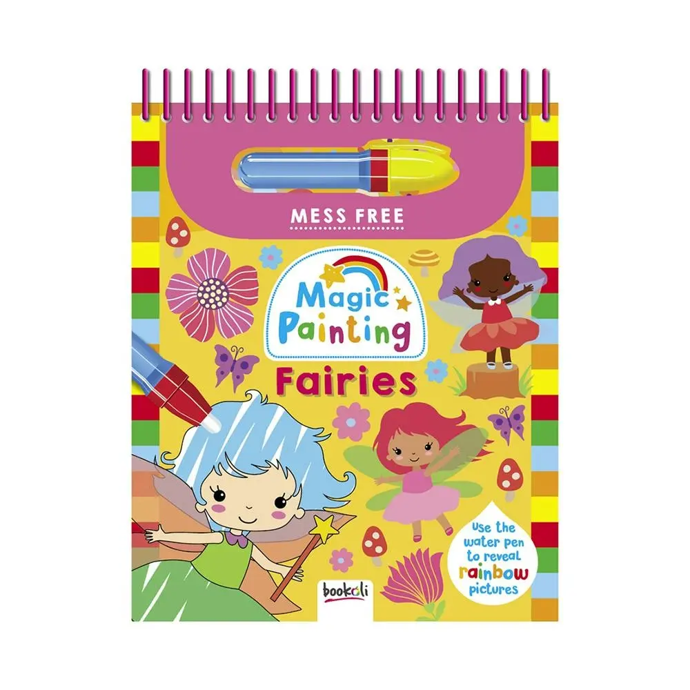 Bookoli Magic Painting Fairies Kids/Children Colouring Art Activity Book 3-12y