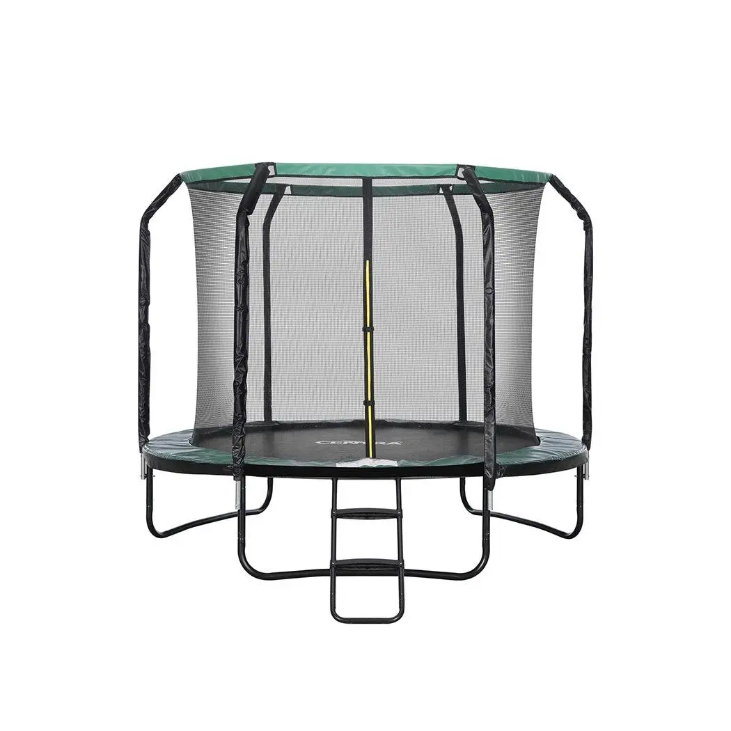 Centra Trampoline Round Trampolines Basketball set Safety Net Pad Mat 8FT - Toys & Games