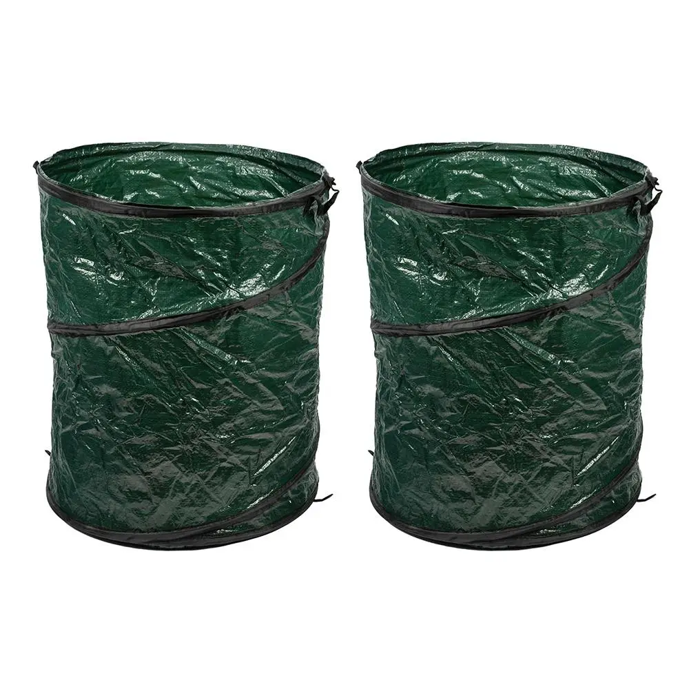 2x Gardenmaster Reusable Durable Pop Up Waste Gardening Bag Heavy Duty 174L - Home & Garden