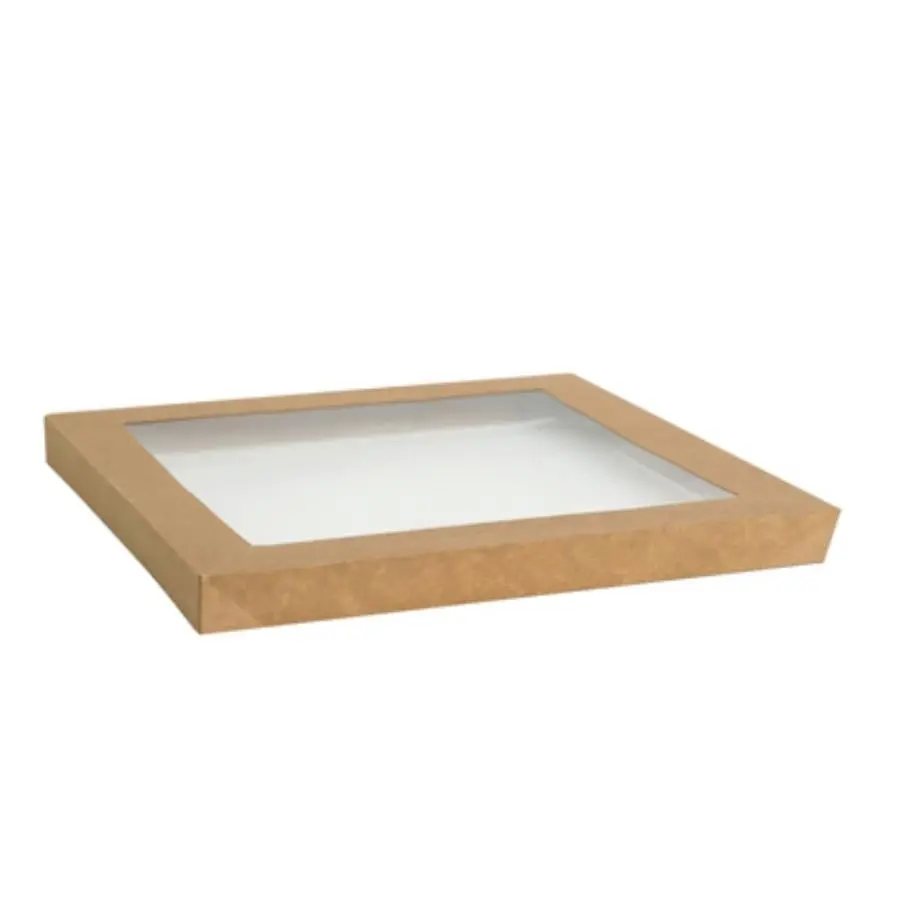 BULK 100pk Medium Brown Window Lid 382x275x30mm (LIDS ONLY) - Home & Garden