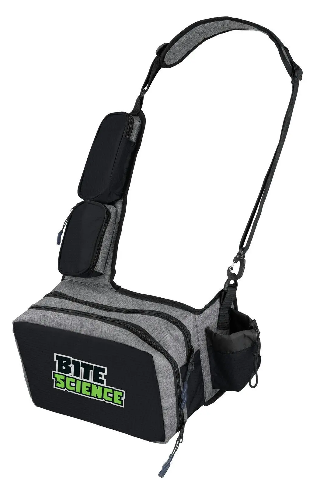 Bite Science Fishing Tackle Sling Bag with Multiple Storage Pockets - Sports & Outdoor