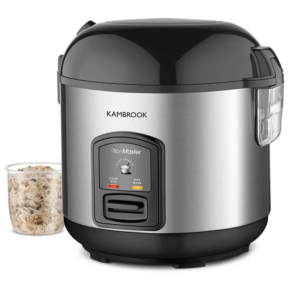 Kambrook Rice Master Electric 5 Cup Rice Cooker/Steamer Serving Spoon/Measuring - Home & Garden