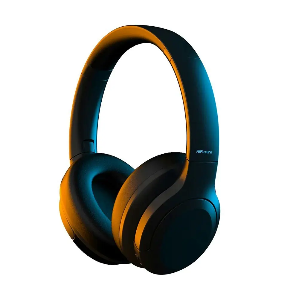 Hifuture FutureTour Active Noise Cancelling Bluetooth High Bass Headphones Black - Electronics
