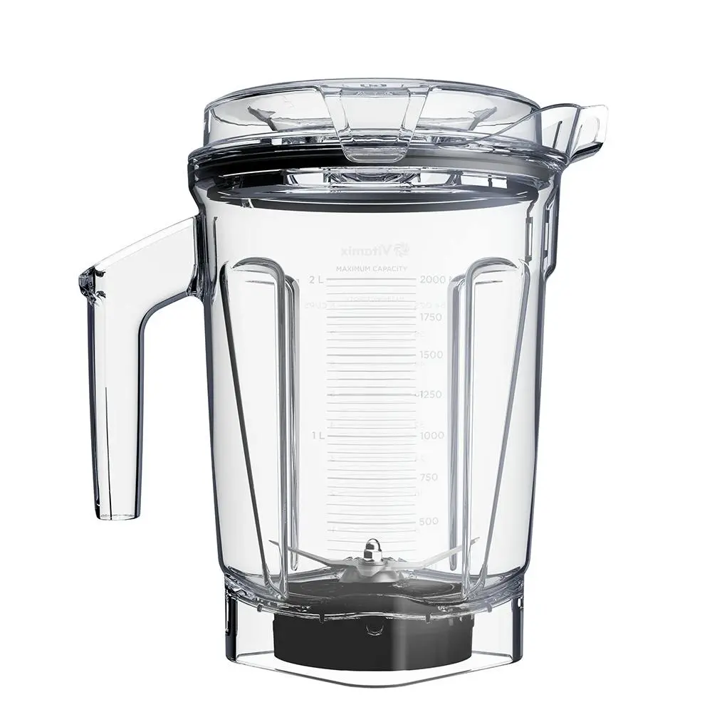 Vitamix Ascent Series Low Profile Container 2L/33.5cm w/ Handle/Lid/Blade Clear - Home & Garden