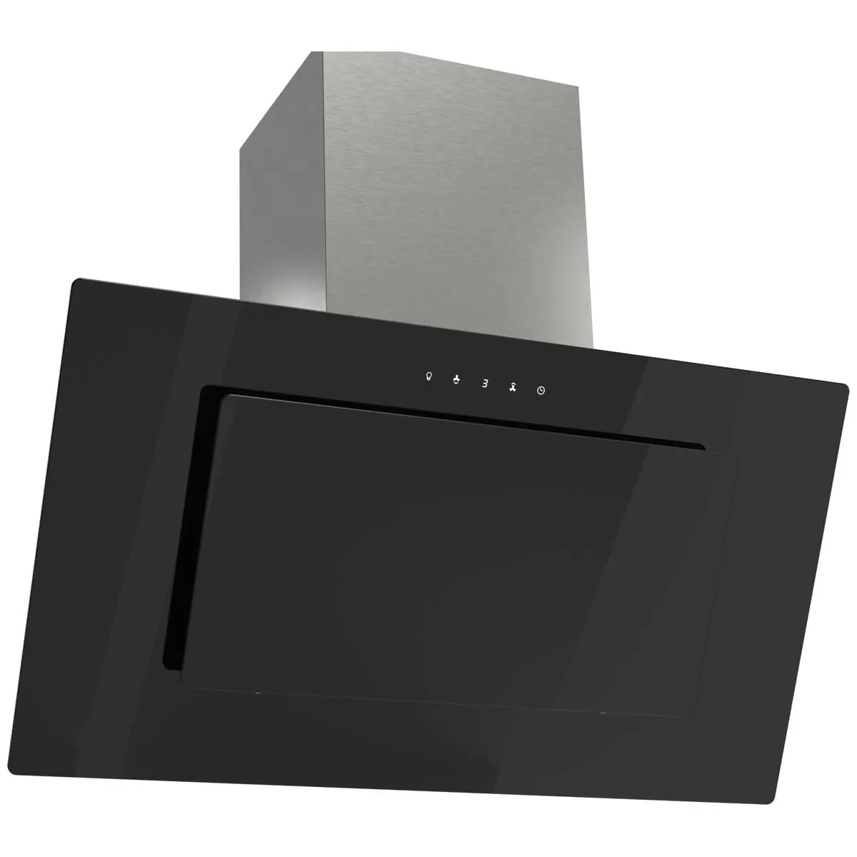 De'Longhi 90cm Canopy Rangehood Black Glass - Home & Garden