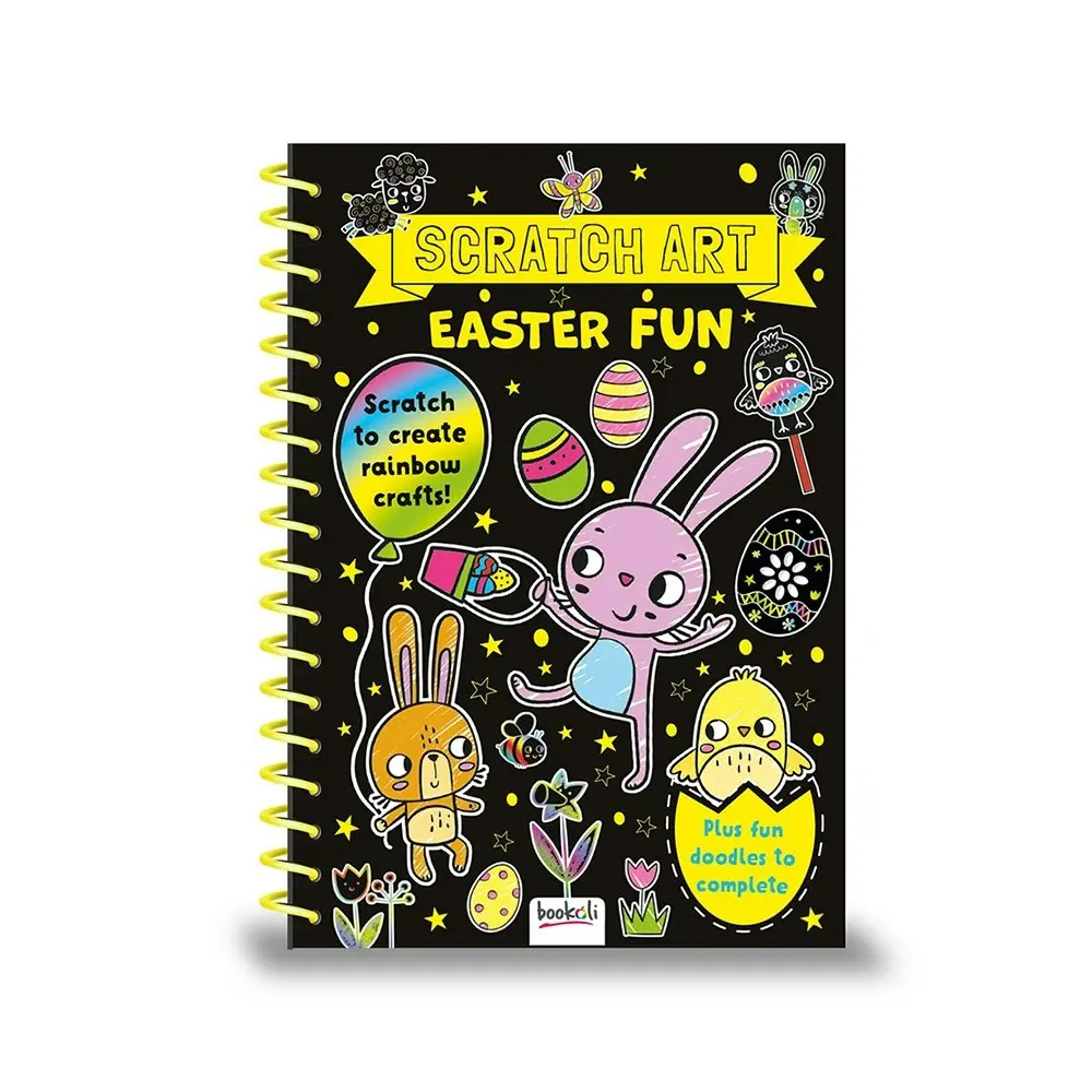 Bookoli Scratch Art: Easter Fun Art/Craft Activity Book Kids/Childrens 4y+ - Entertainment