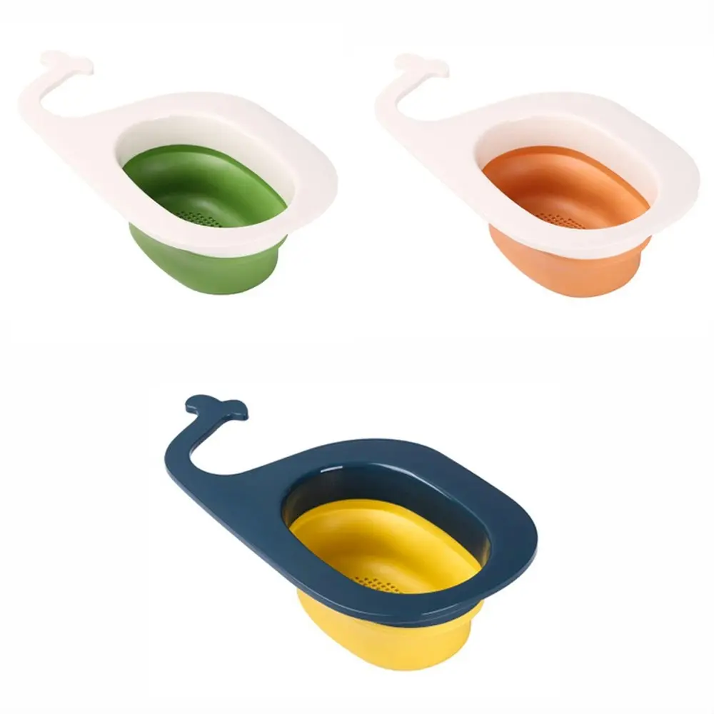 3Pcs Kitchen Sink Drain Basket Foldable Drain Basket Vegetable Storage Basket - Home & Garden