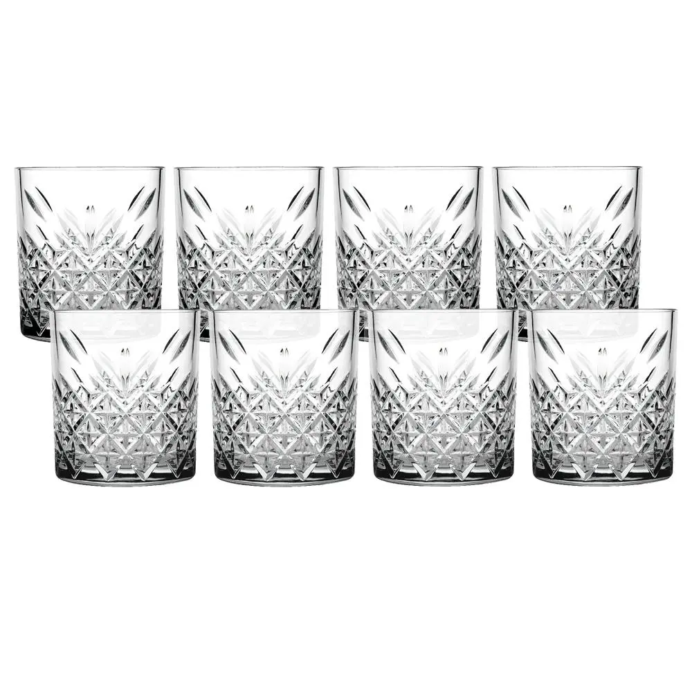 8pc Pasabahce Home/Bar Timeless DOF Soda And Lime Glasses Drinkware 345ml - Home & Garden