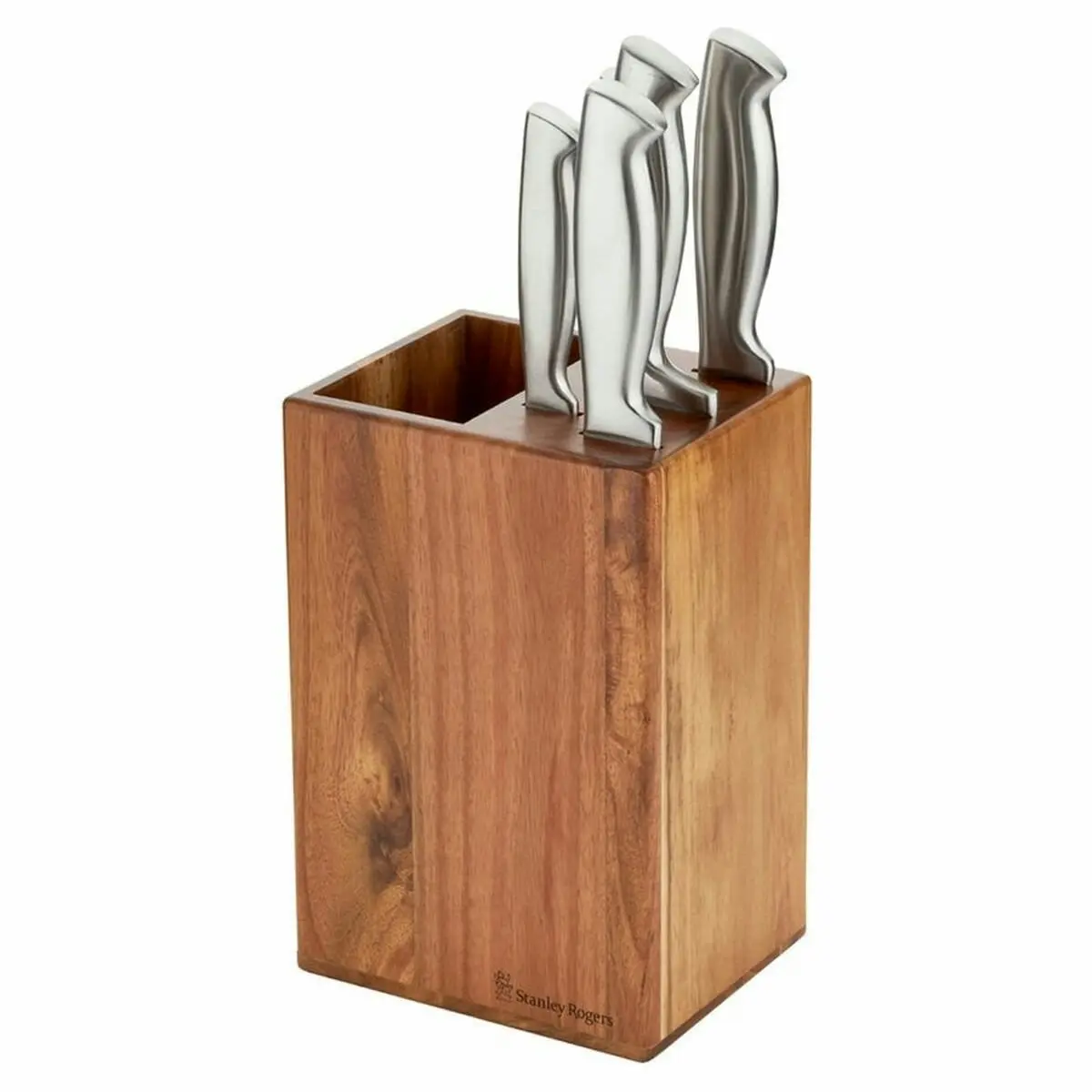 Stanley Rogers Vertical Knife Block and Utensil Holder - Home & Garden