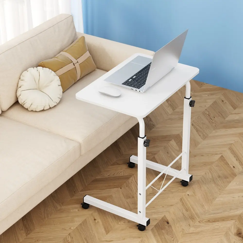 Artiss Laptop Desk Table Adjustable 60CM White - Furniture