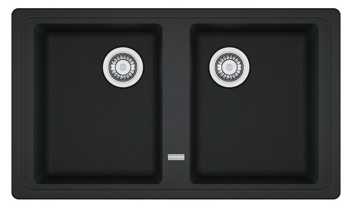 Franke Basis Double Bowl Inset Sink - Hardware
