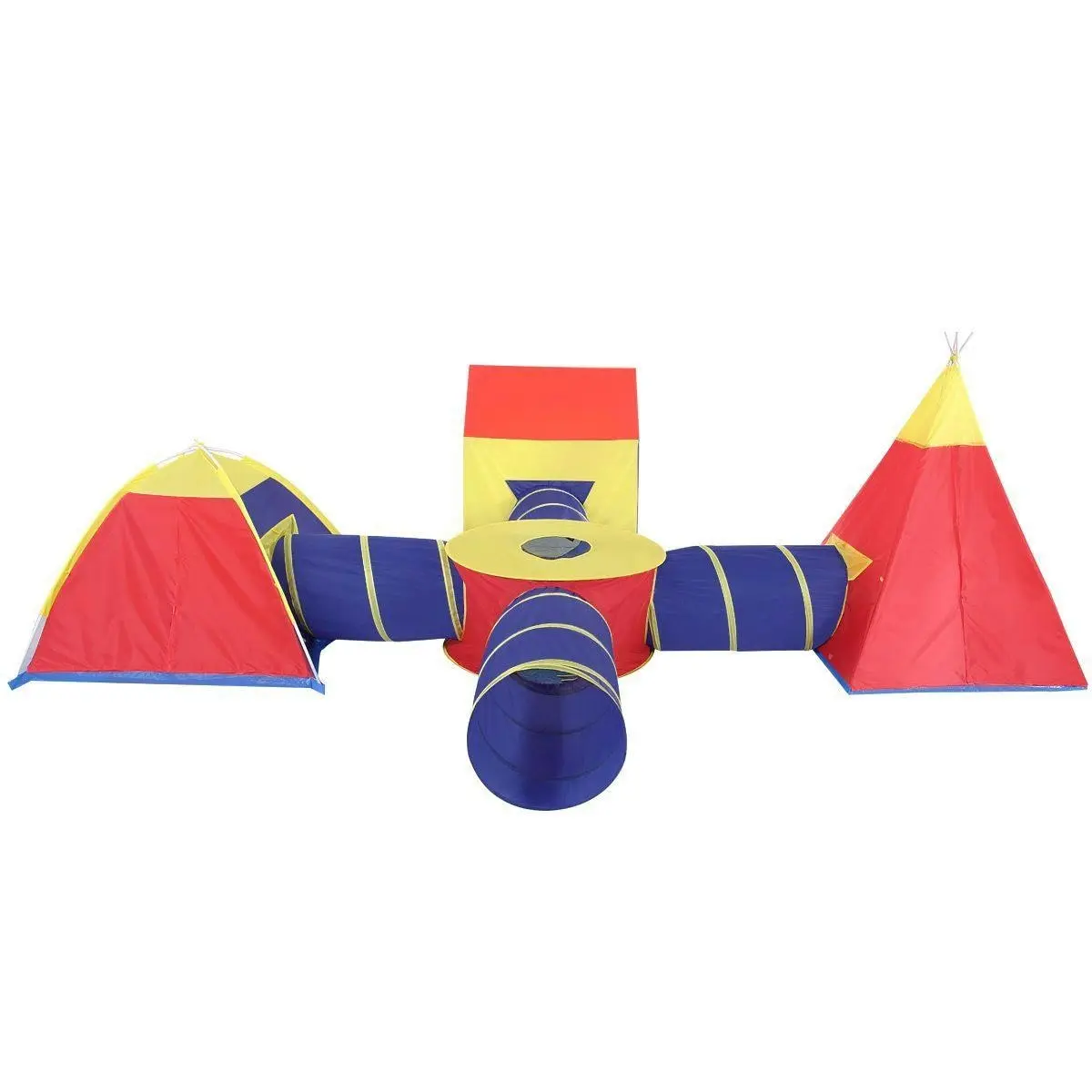 Ausway Kids Teepee & Tunnel Play Tent - Toys & Games