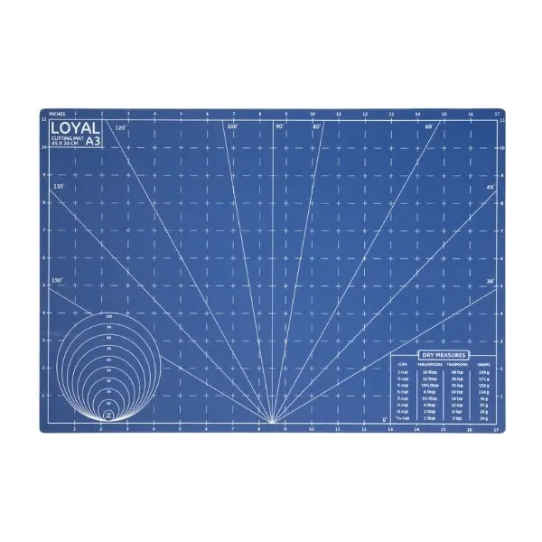 Loyal A3 Self Healing Cutting Mat (45 x 30 x 0.3cm) - Home & Garden
