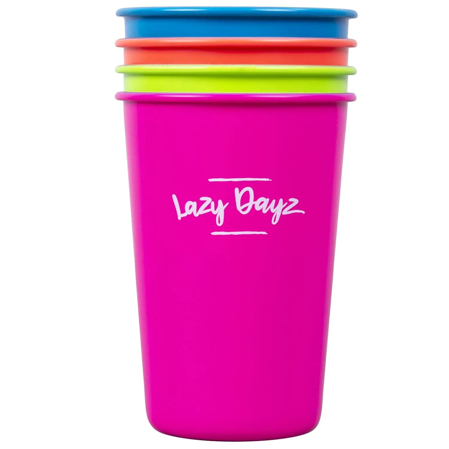 4 Pcs Lazy Dayz Picnic Cup 350ml - Sports & Outdoor