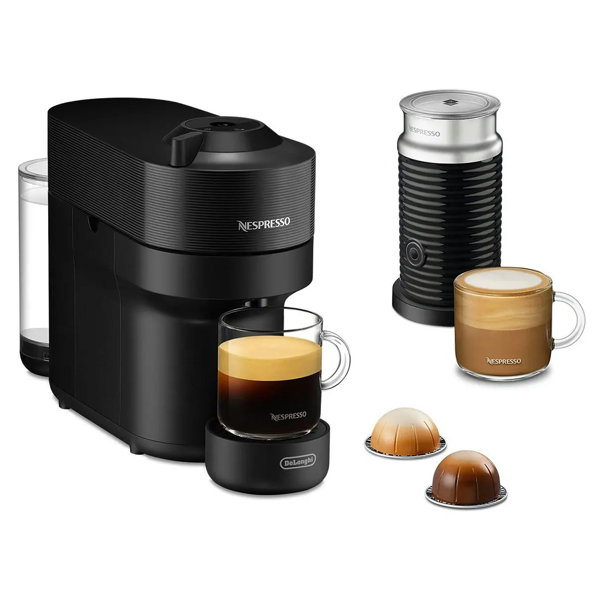De'Longhi Nespresso Vertuo Pop Bundle Black - Home & Garden