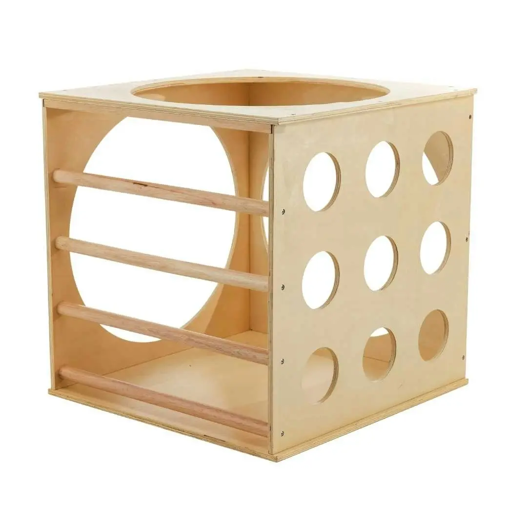 HardwoodClimbing Cube For Kids 60cm Diameter - Toys & Games