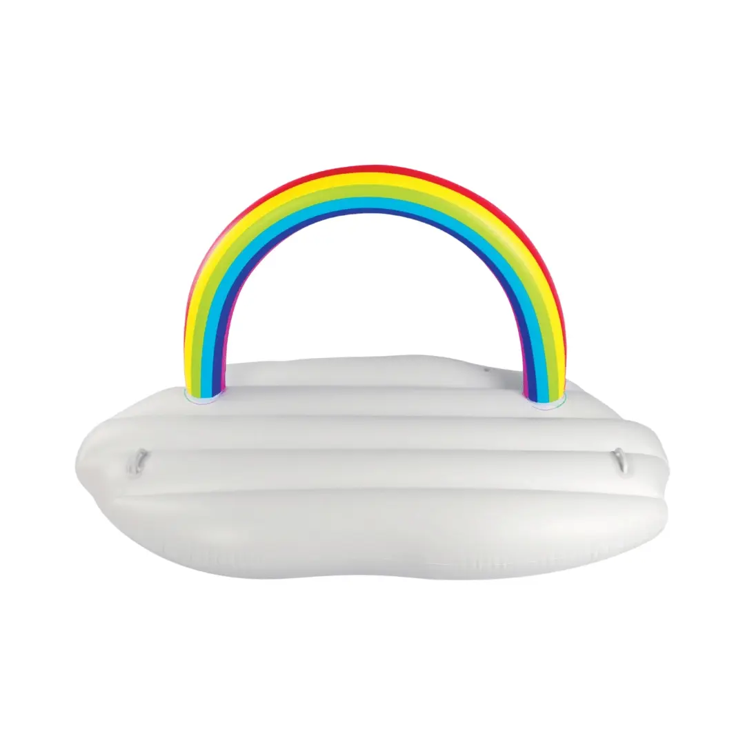 Lazy Dayz Inflatable Rainbow Cloud Float 185cm - Furniture