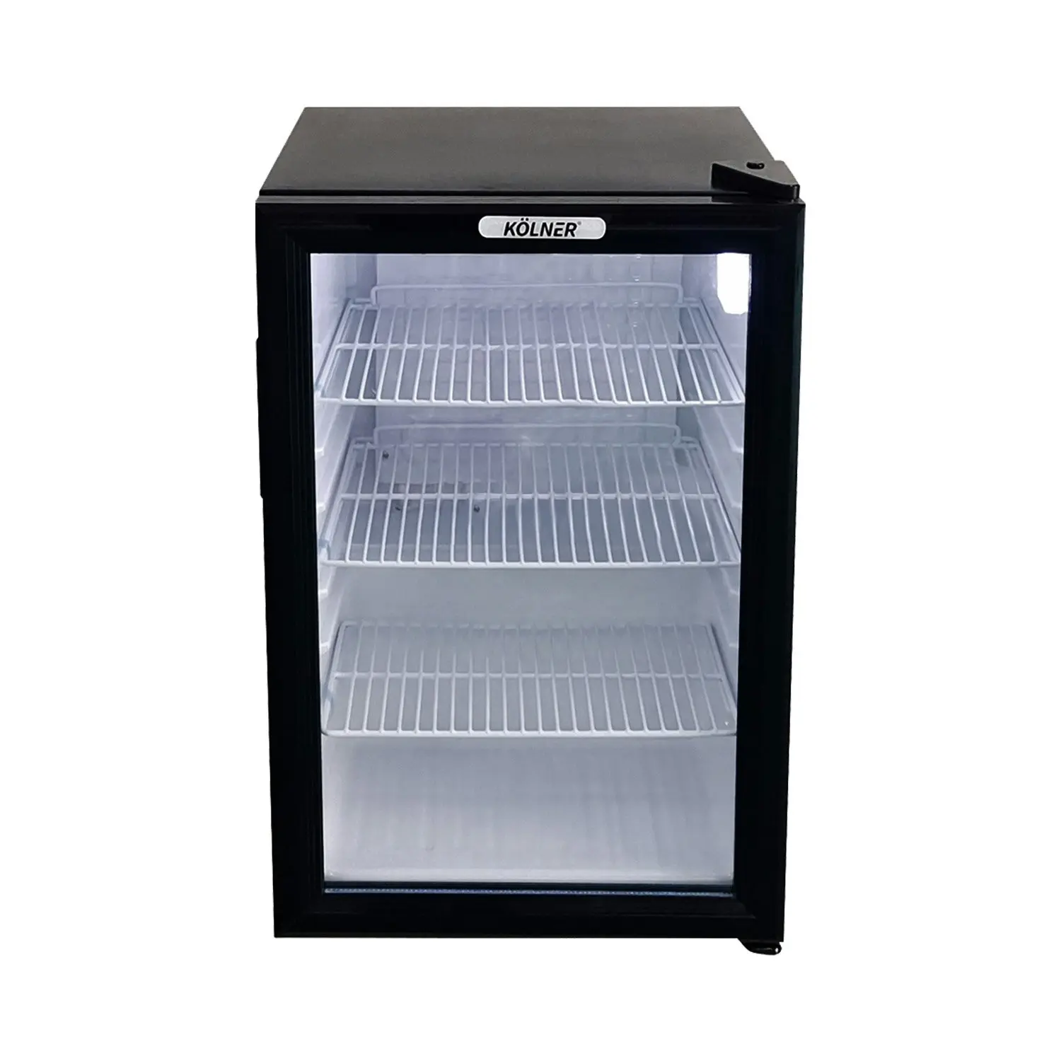 Kolner 70L Mini Bar Fridge Glass Door Beverage Cooler Drinks Refrigerator - Home & Garden