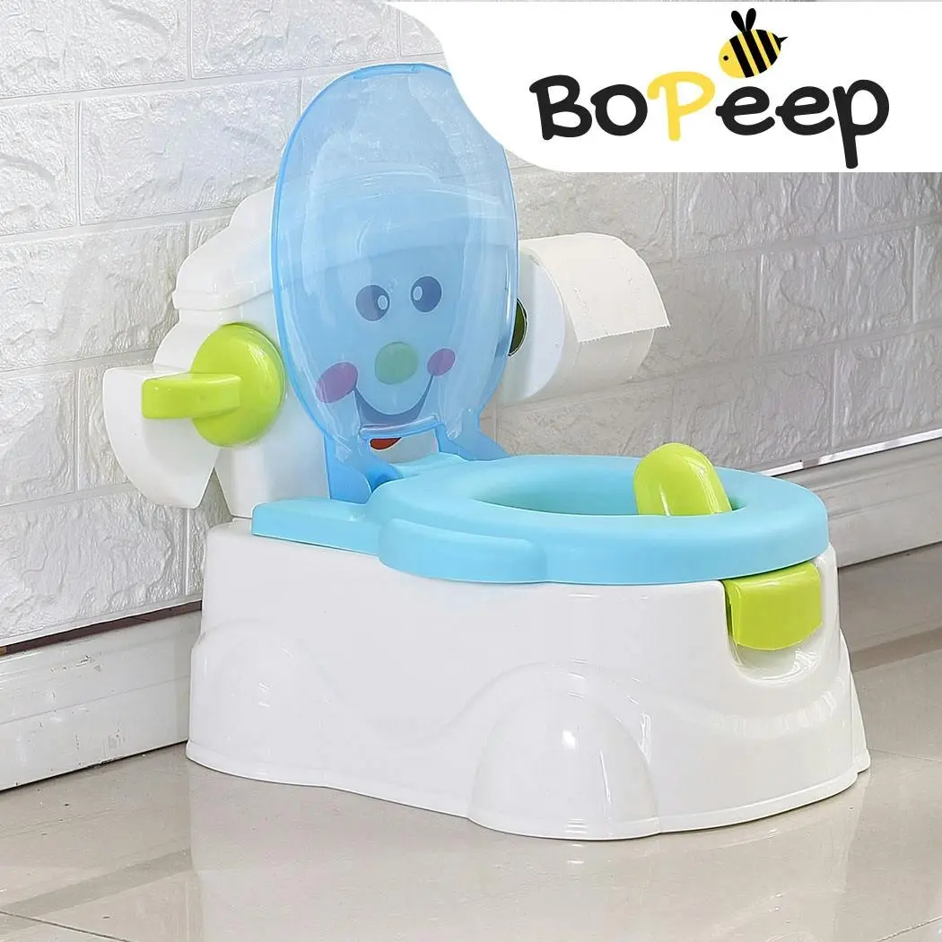 BoPeep Kids Potty Trainer Seat Safety Toilet Training Toddler Children Non Slip - Baby