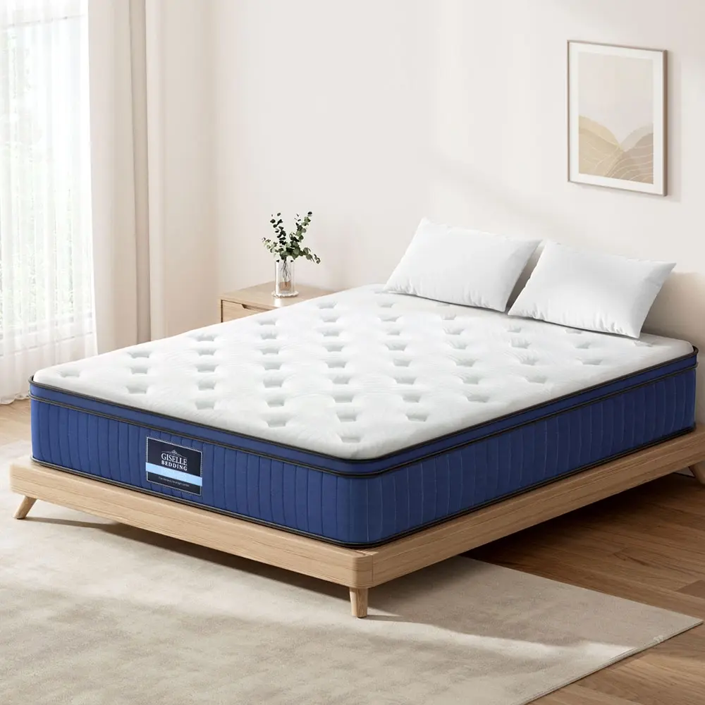 Giselle Bedding 34cm Mattress Cool Gel Memory Foam 7 Zone Queen - Furniture