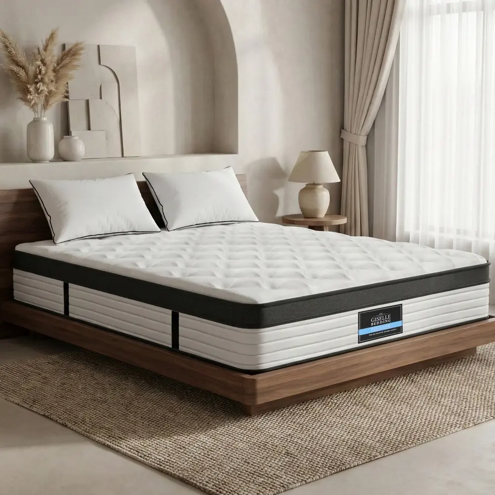 Giselle Bedding 31cm Mattress Euro Top Double - Ultimate Mattress Sale - Save up to $600