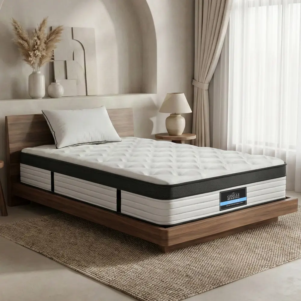Giselle Bedding 31cm Mattress Euro Top Single - Furniture