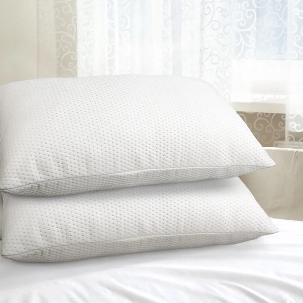 Giselle Bedding Memory Foam Pillow 19cm Thick Twin Pack - Home & Garden