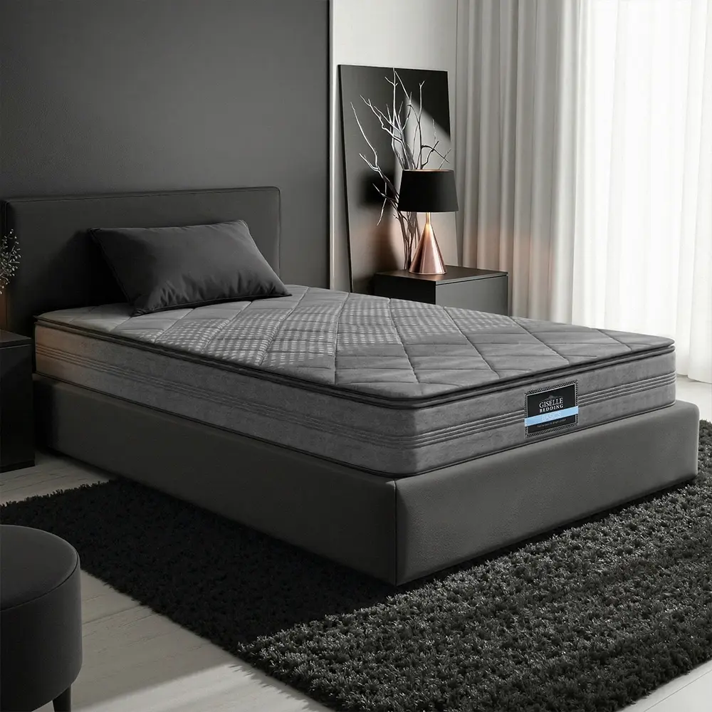 Giselle Bedding 18cm Mattress Pillow Top Single - Furniture