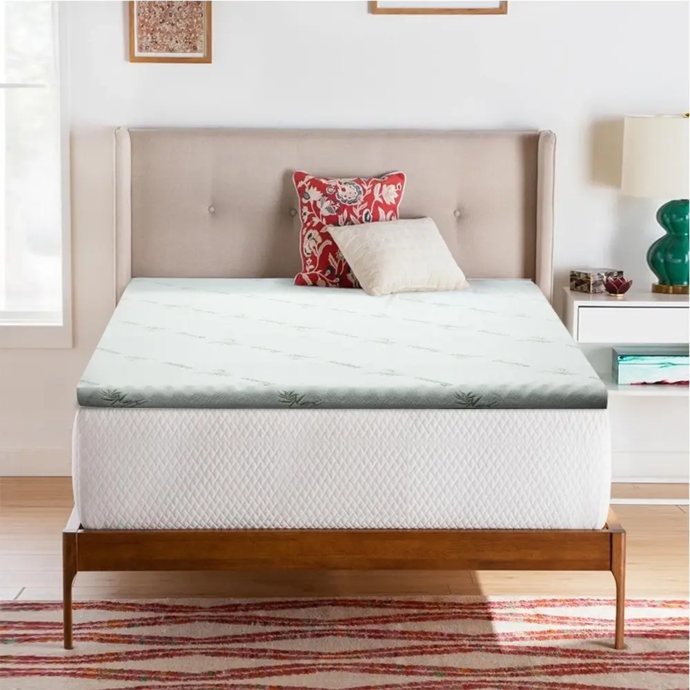 Giselle Bedding Memory Foam Mattress Topper Cool Gel 5cm Single - Home & Garden