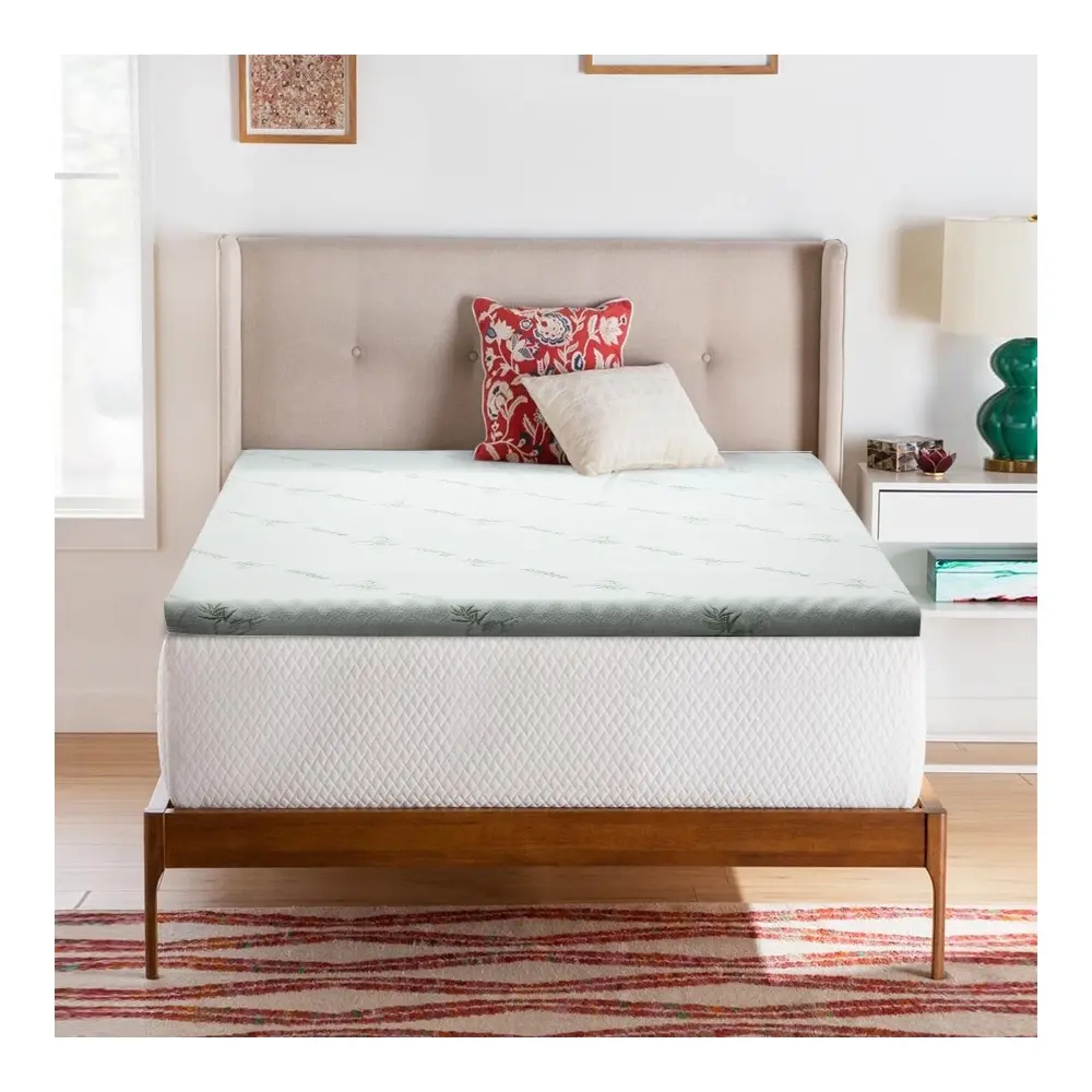 Giselle Bedding Memory Foam Mattress Topper Cool Gel 8cm Single - Home & Garden