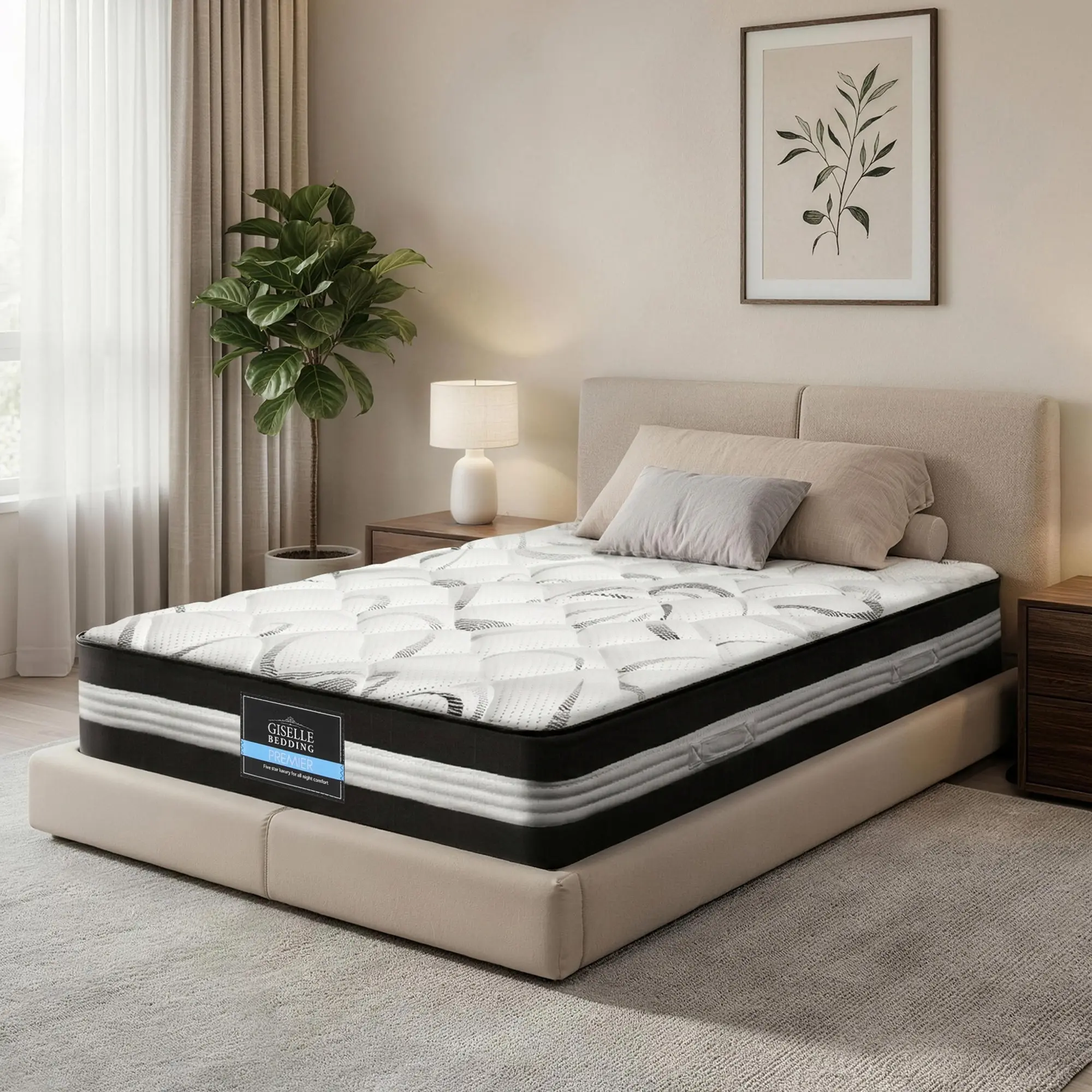 Giselle Bedding 30cm Mattress Medium Firm Single - Furniture