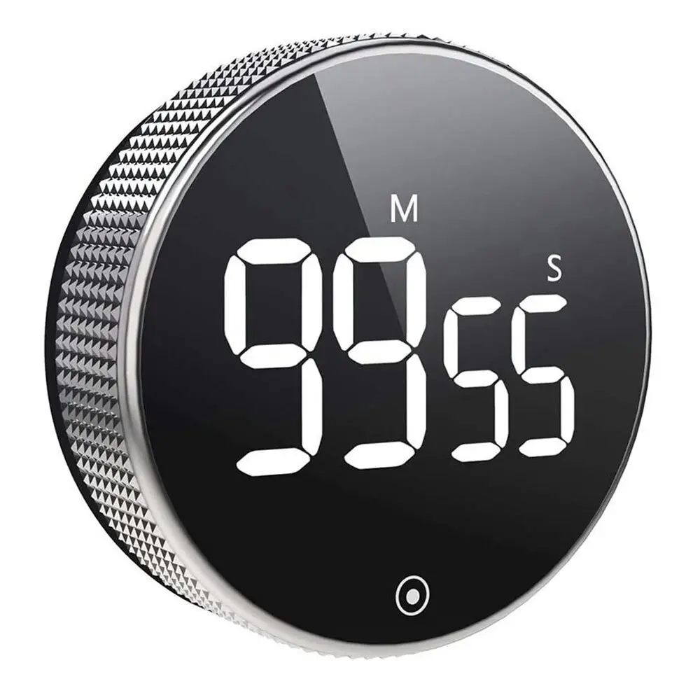 Sansai LED Digital Timer/Alarm Brightness/Volume Adjustable Sleep/Cooking Black - Home & Garden