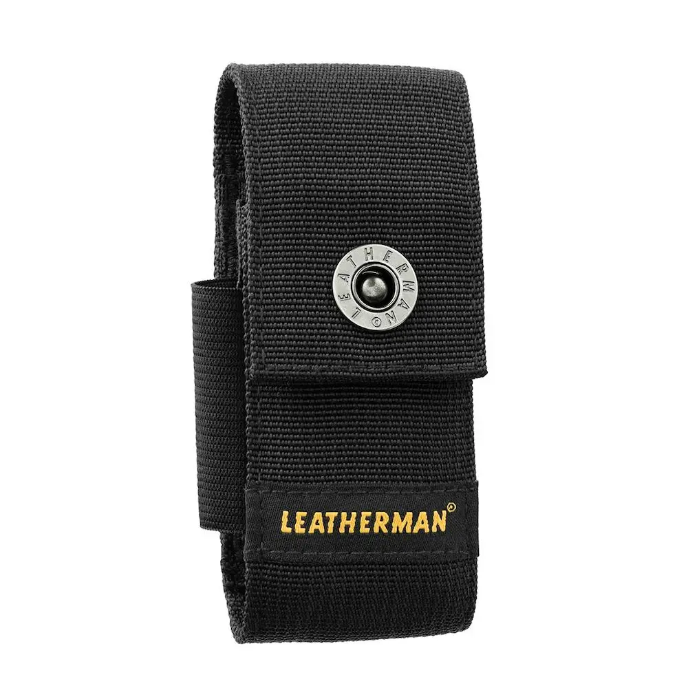 Leatherman Medium 4 Pocket Button Sheath | Fits Wave Sidekick Wingman Skeletool - Sports & Outdoor