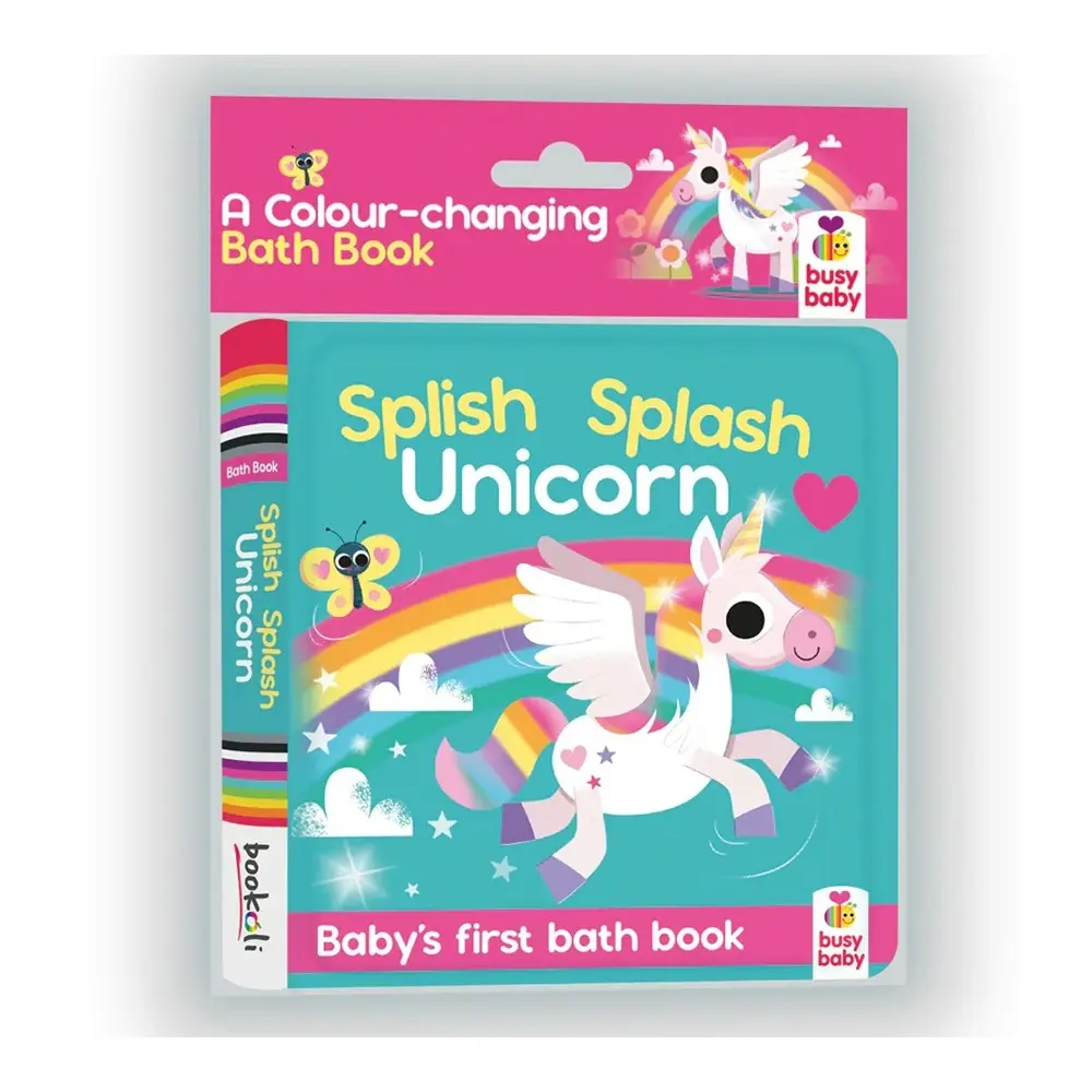 Bookoli Bath Book Colour-Changing Magic Unicorns Kids/Children Fun Activity