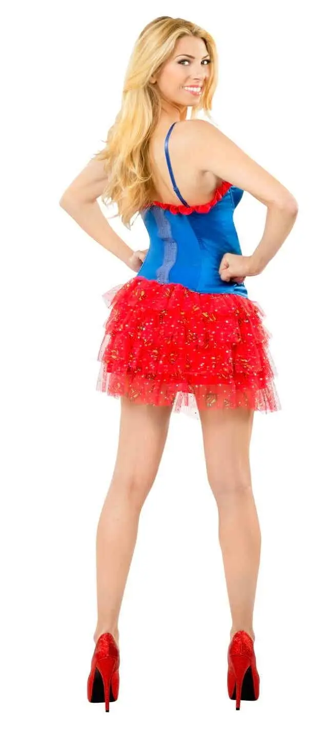 DC Comics Supergirl Skirt w/ Sequins Teen/Girls Halloween Costume Size Standard - Fashion