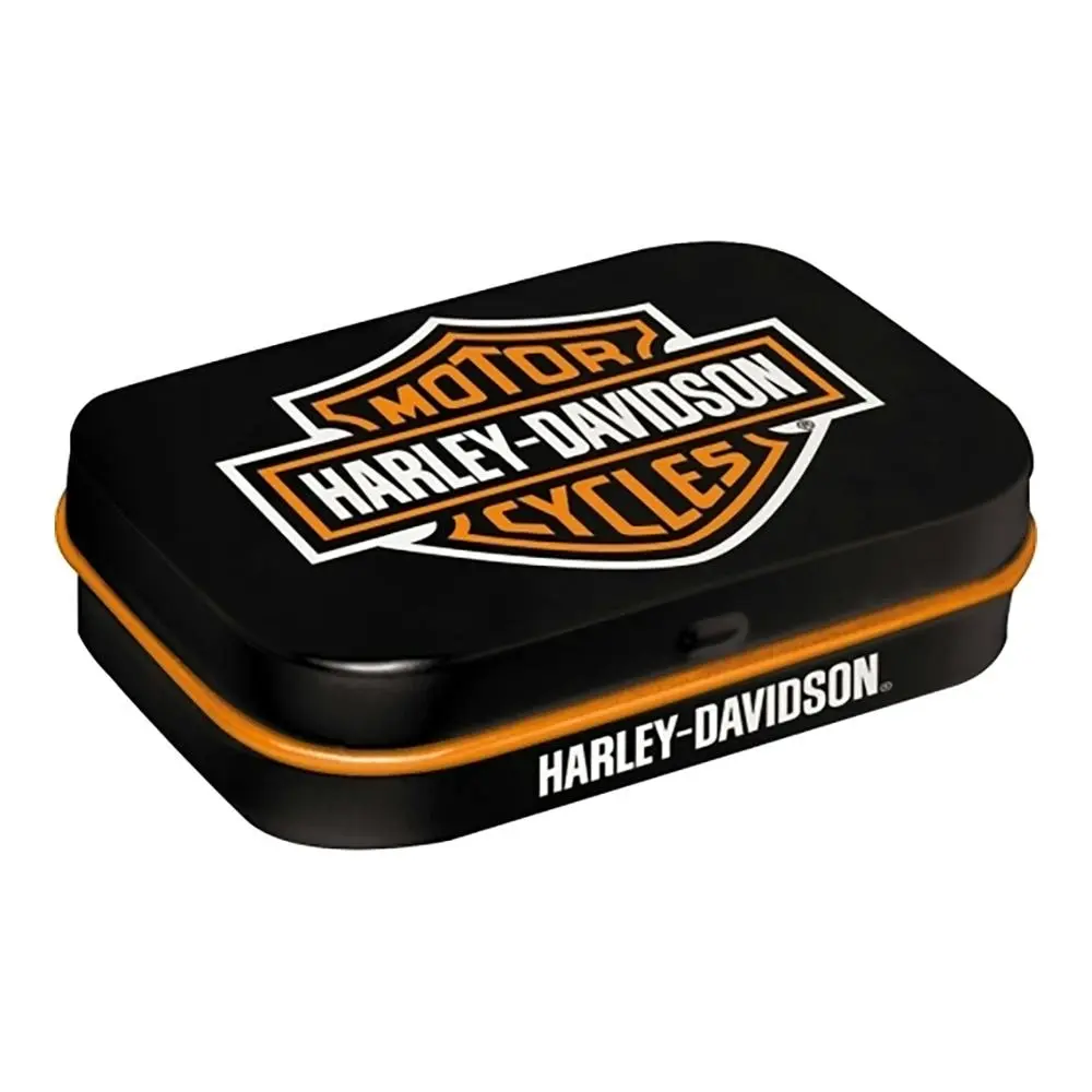 Nostalgic Art Mint Box 6cm Metal Tin Harley Fresh Breath Hard Candy Mints - Groceries