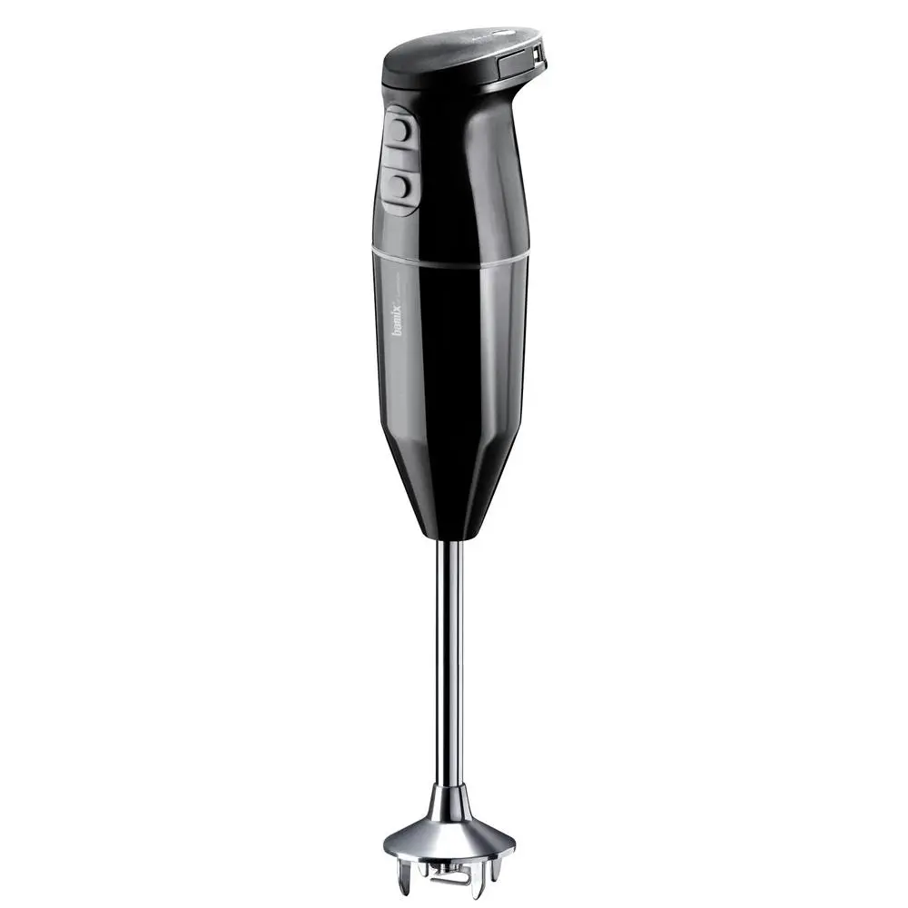 Bamix Cordless Plus Electric Handheld Blender Stainless Steel 36cm Black - Home & Garden