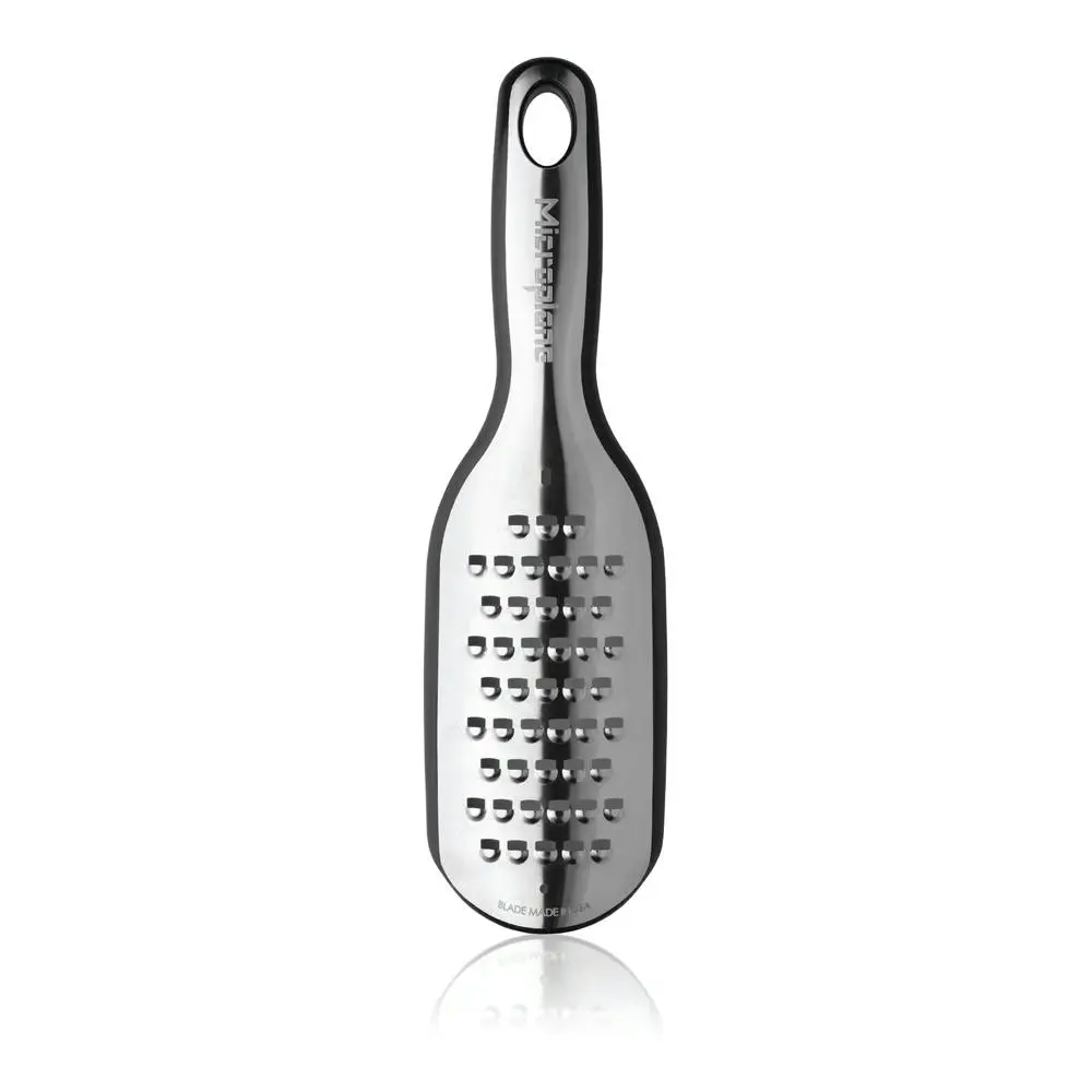 Microplane Elite Extra Coarse Grater Stainless Steel w/ 250ml Catcher Black - Home & Garden